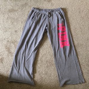Pink sweatpants